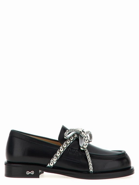 Clean Profile Air Lane 'Crystal Studs' Loafers