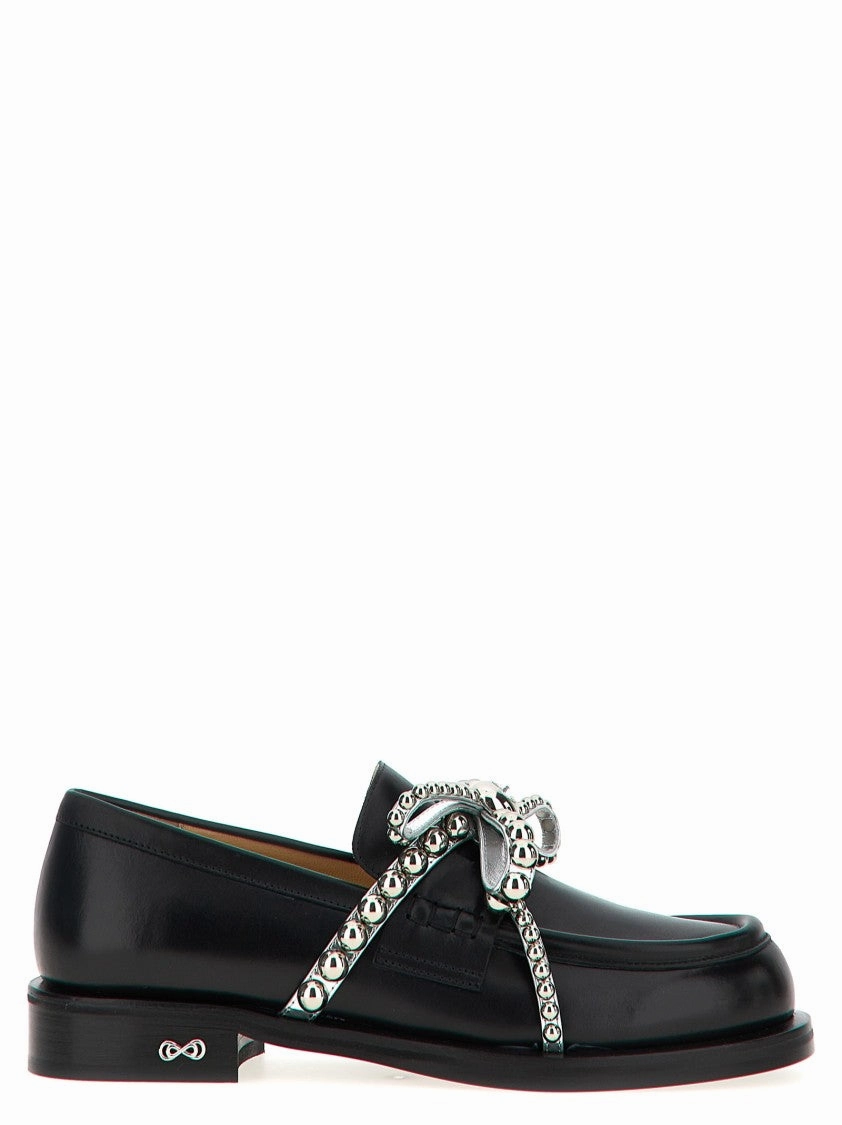 'Crystal Studs' Loafers Steady Path