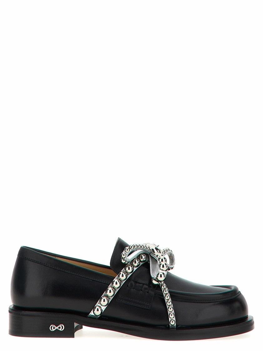 Clean Profile Air Lane 'Crystal Studs' Loafers