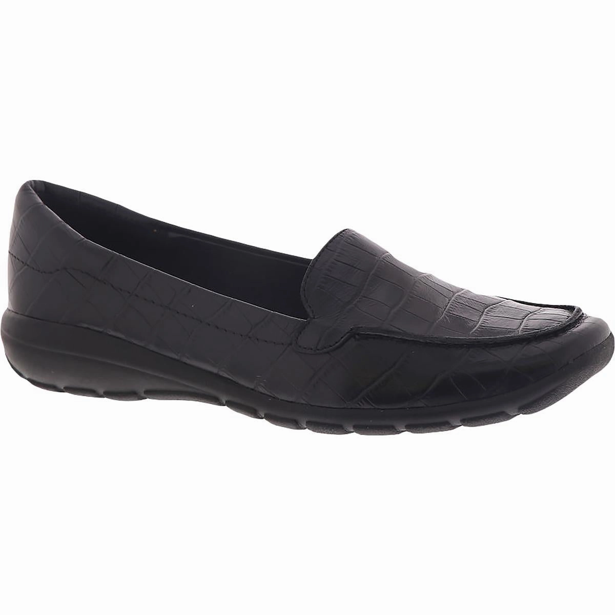 Durable Footwear Abide 8 Womens Leather Slip On Loafers