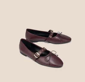 Market Glow Como Buckle - Wine Leather