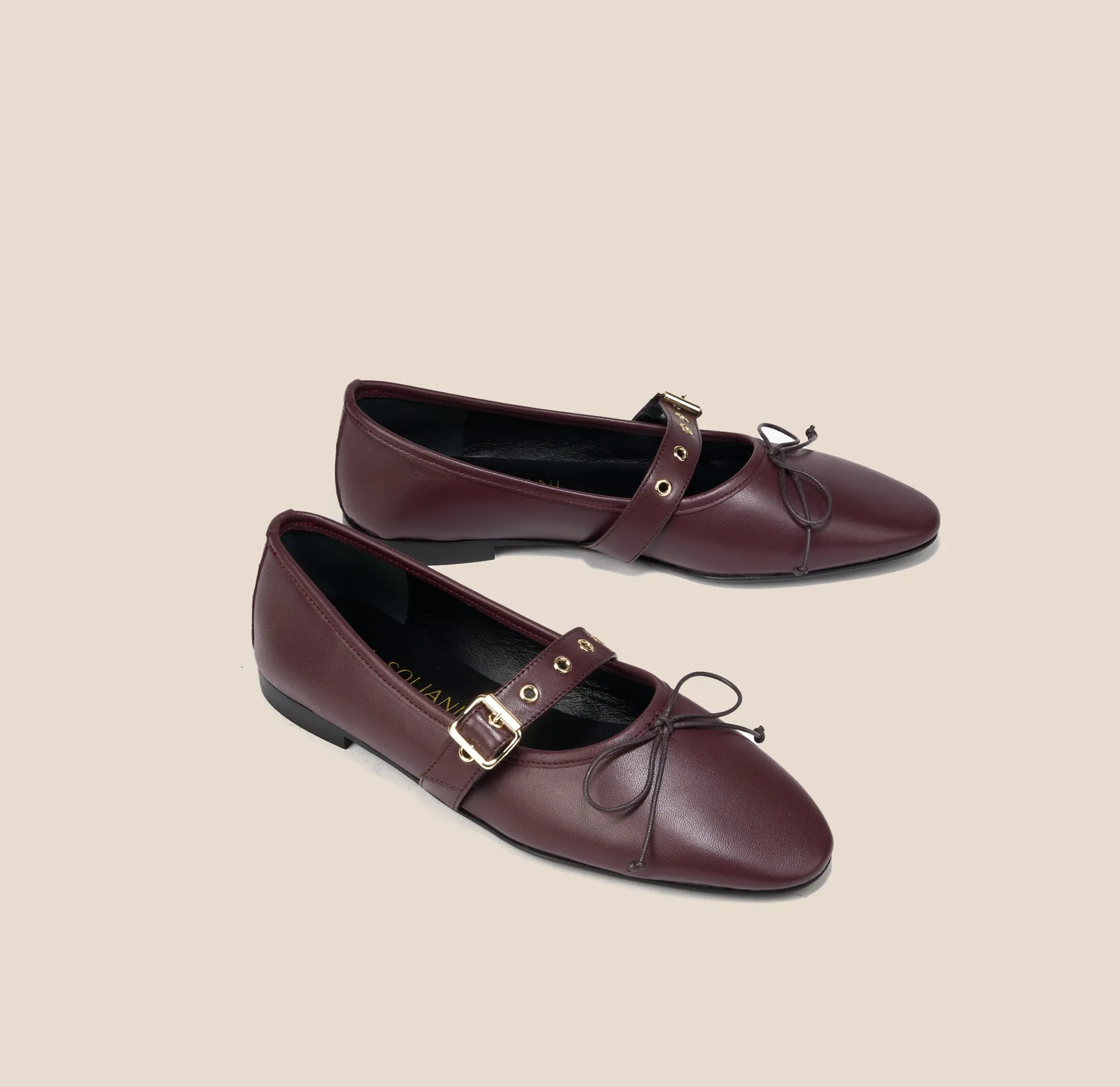 Market Glow Como Buckle - Wine Leather