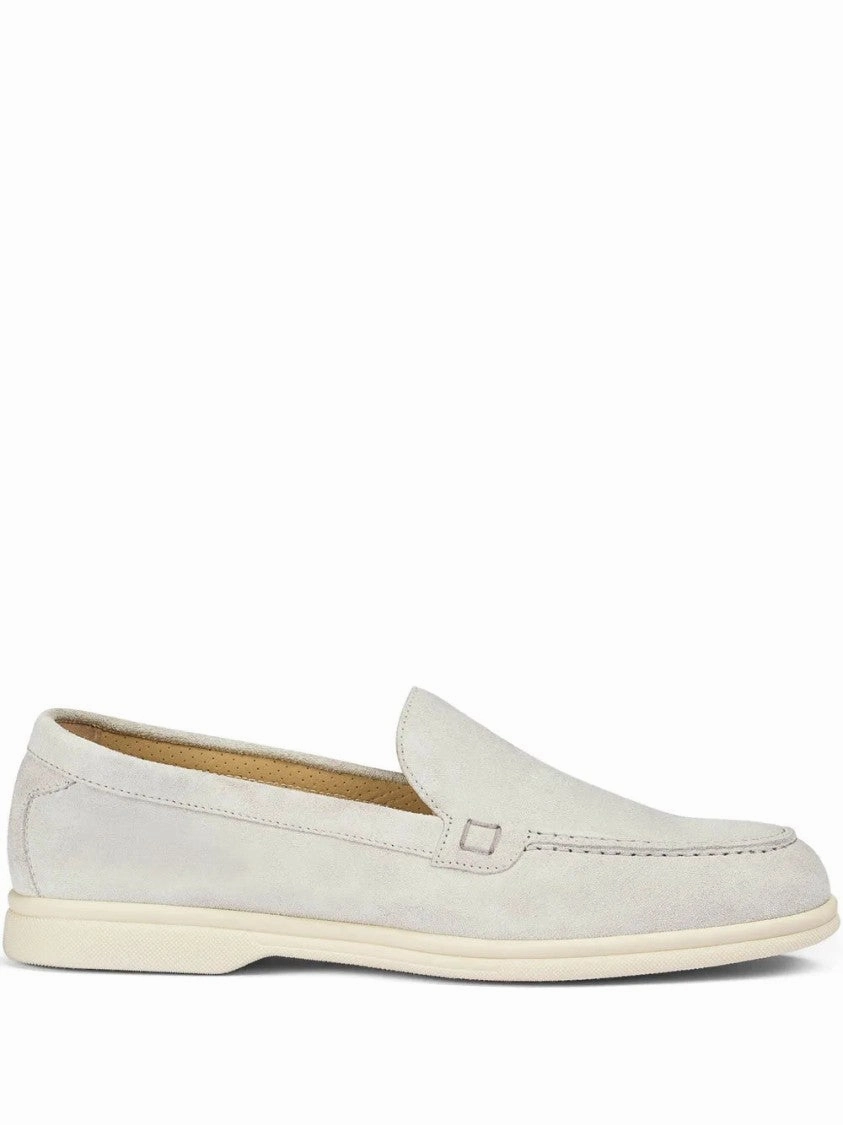 Almond Toe Suede Loafers Stable Walk