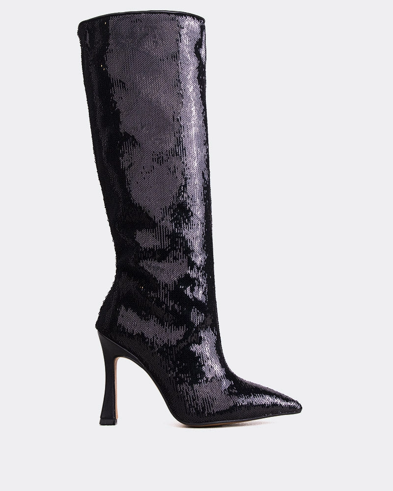 Zuri Black Sequins Odor Control Fabric Muddy Path