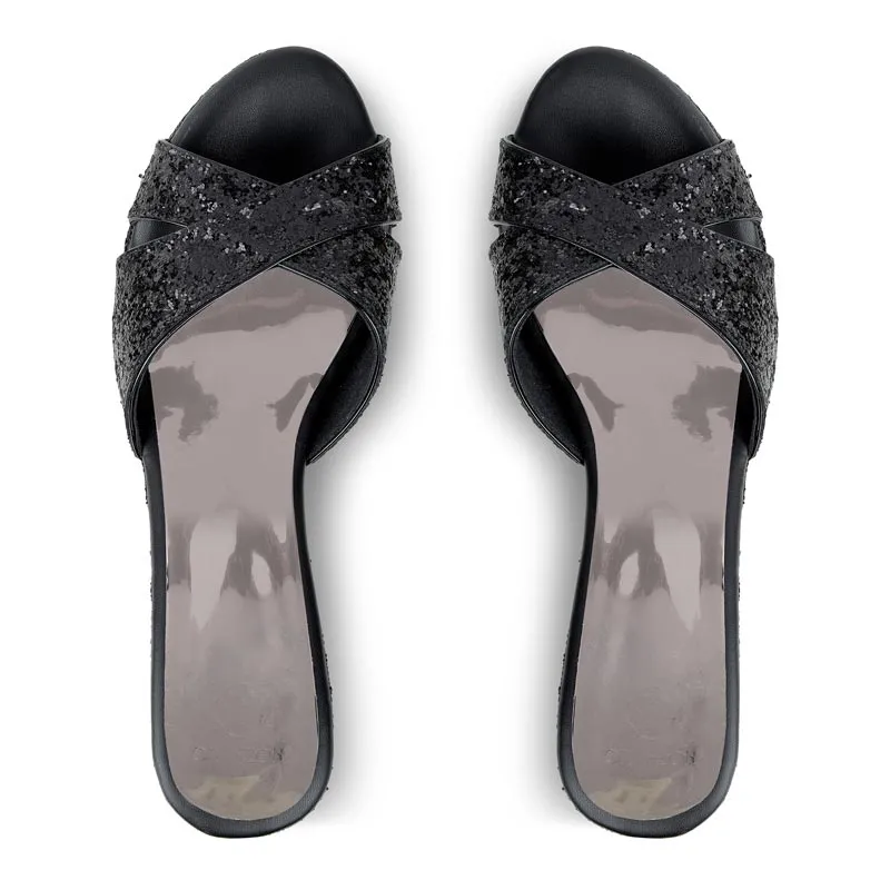 Torsion Control Plate Multi-functional performance AIYANA- BLACK WEDGES