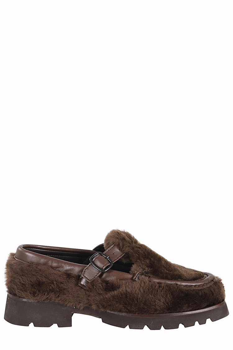 Alber Shearling Loafers Firm Safe