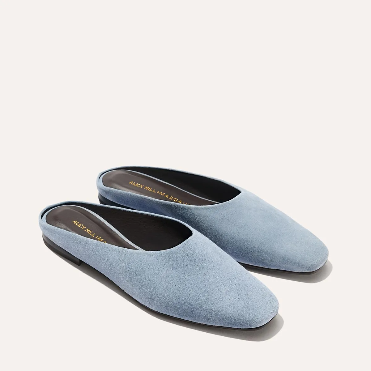Friend Glow Alex Mill x Margaux: The Clara - Slate Blue Suede