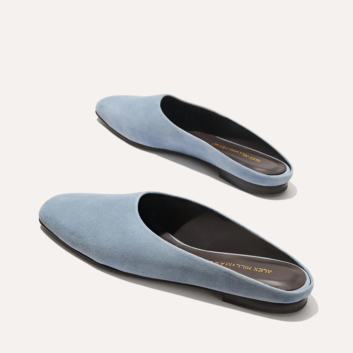 Alex Mill x Margaux: The Clara - Slate Blue Suede Lesson Day