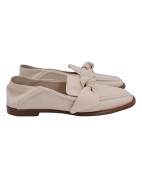 Alexandre Birman Soft Maxi Clarita Loafers in Cream Leather All-Season Footwear