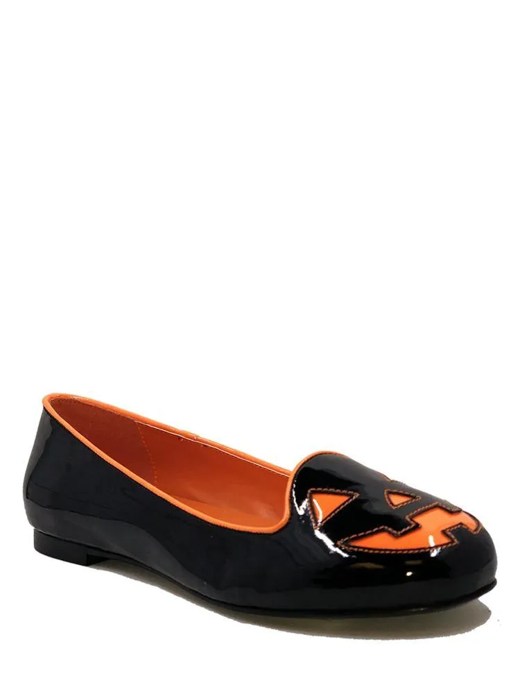 JACKOLANTERN FLAT PATENT - BLACK/ORANGE Cushioned