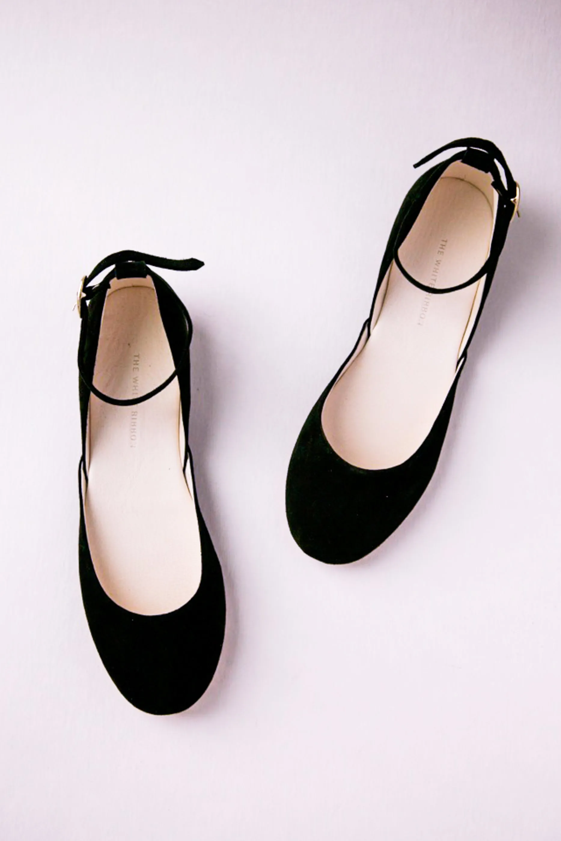 AVIA Ballet Flats - Black Nubuck Sun Rise
