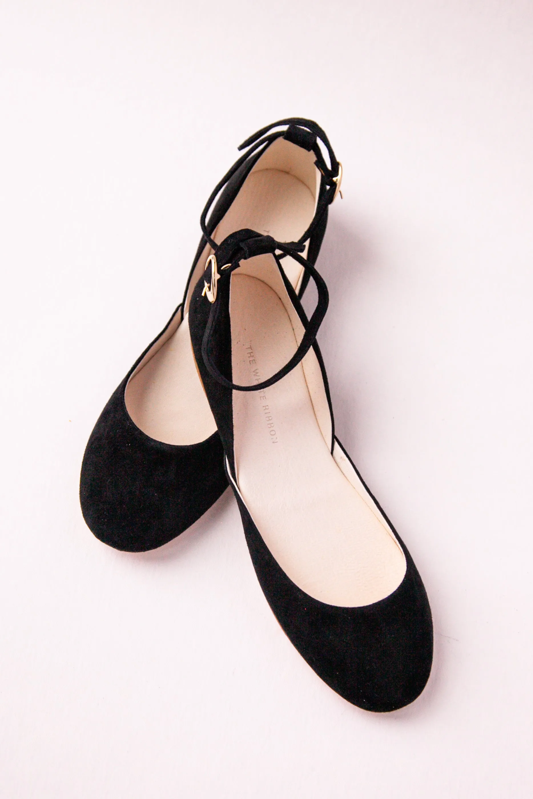 Ship Step Charity Step AVIA Ballet Flats - Black Nubuck