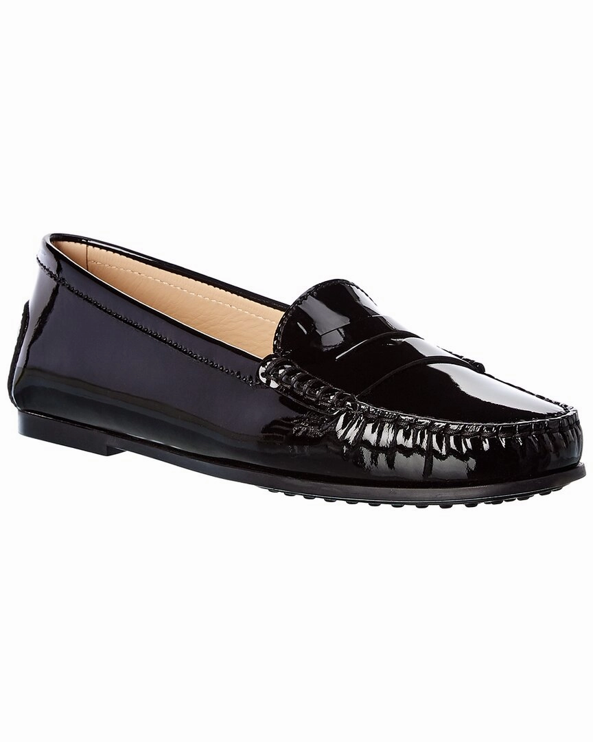 TOD's City Gommino Patent Loafer Shape True Relaxed Look