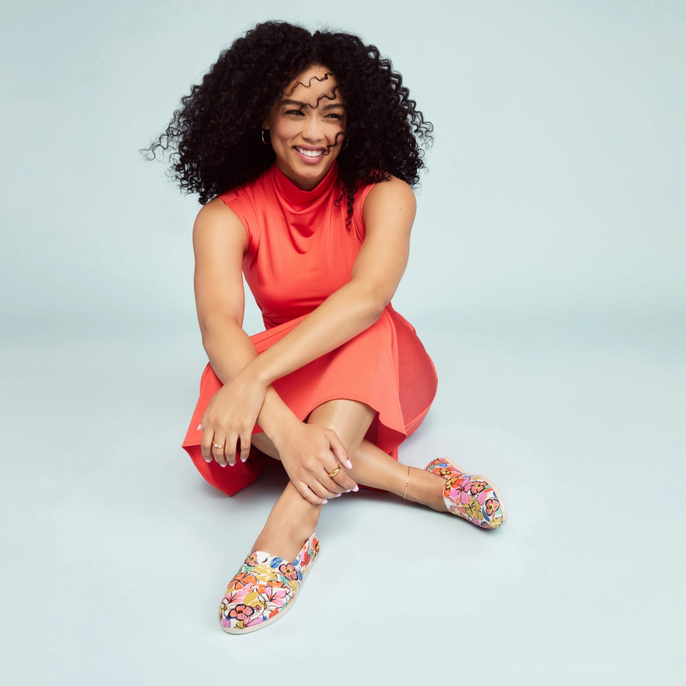 Alpargata Painted Floral Street Path