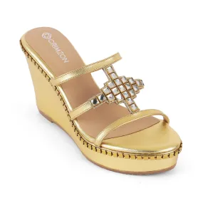 AMANI- GOLD WEDGES Cross Team Premium Insole