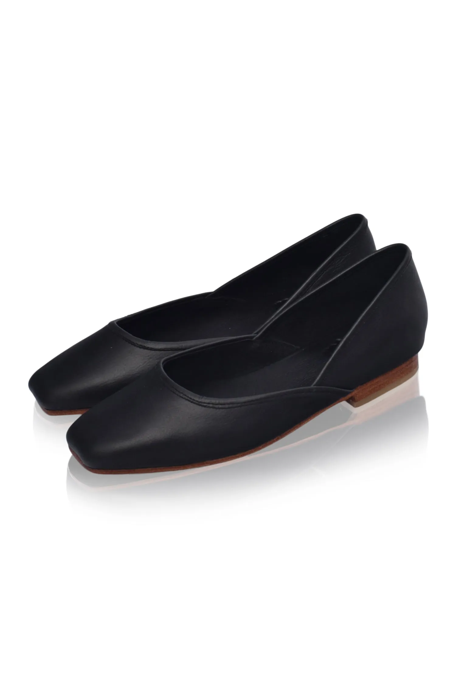 Effortless Fashion Amore Square Toe Ballet Flats