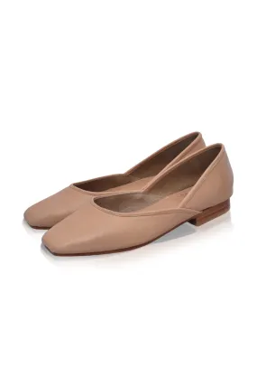 Port Step Amore Square Toe Ballet Flats
