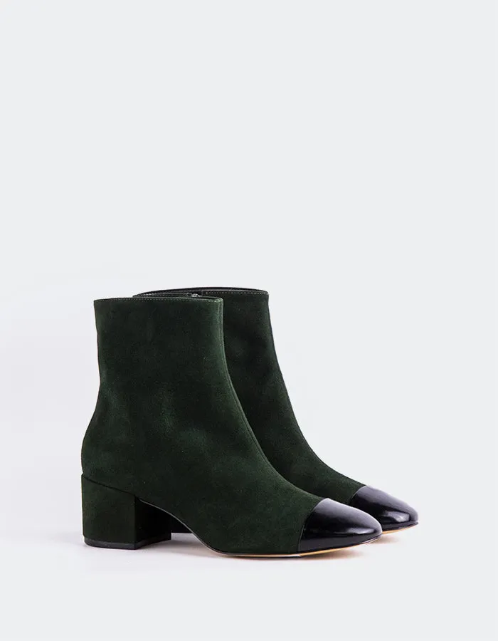 Rozalie Green Suede Work Boot