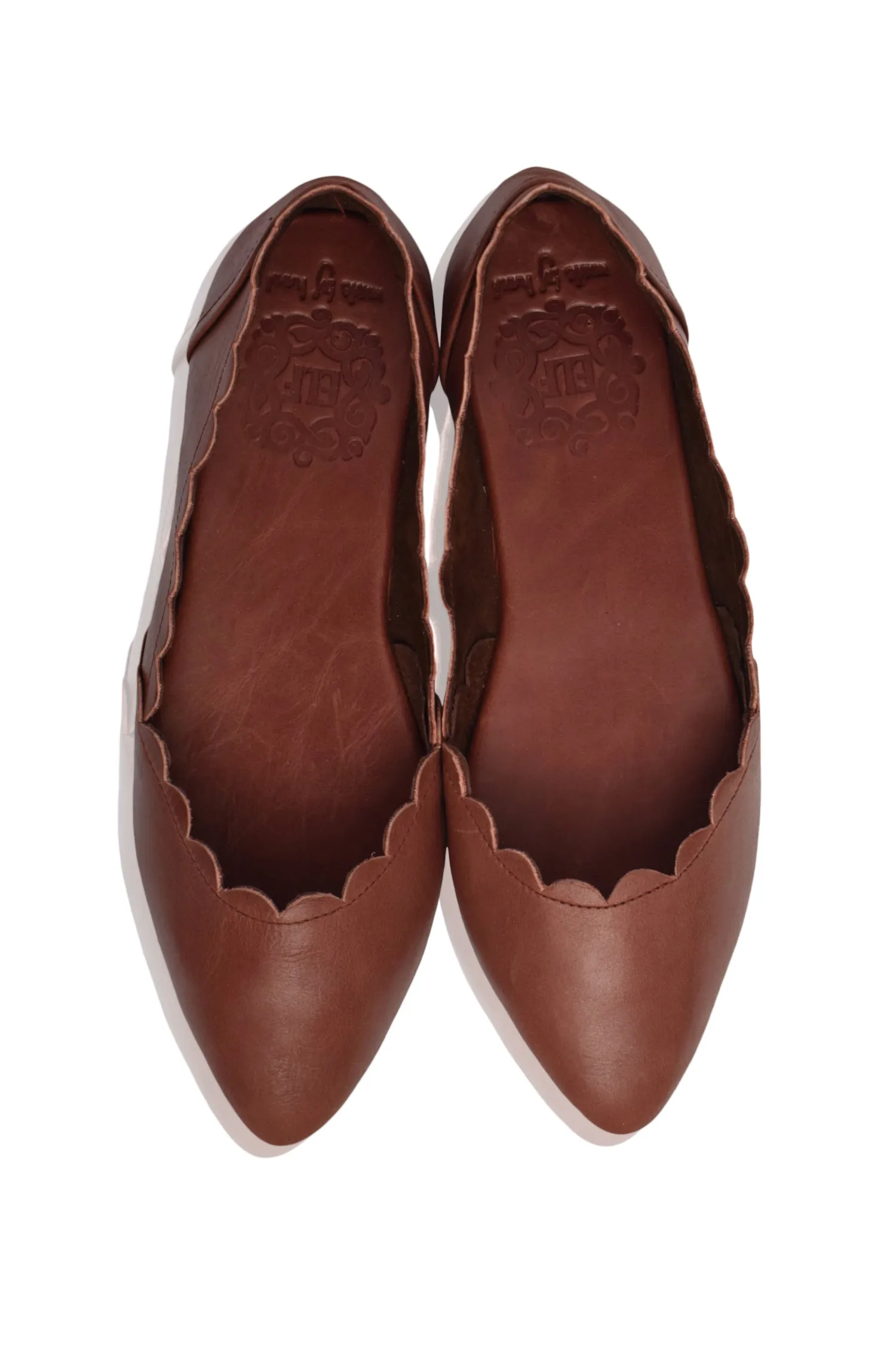 Coast Glow Valentina Leather Ballet Flats