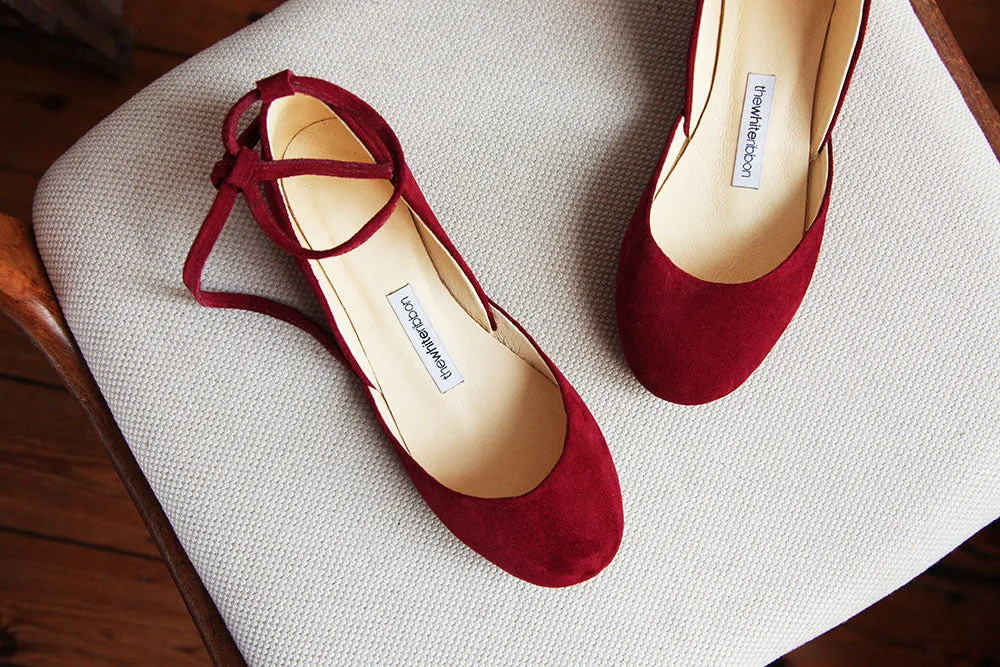 Press Mood AVIA BALLET FLATS ?C CHERRY RED