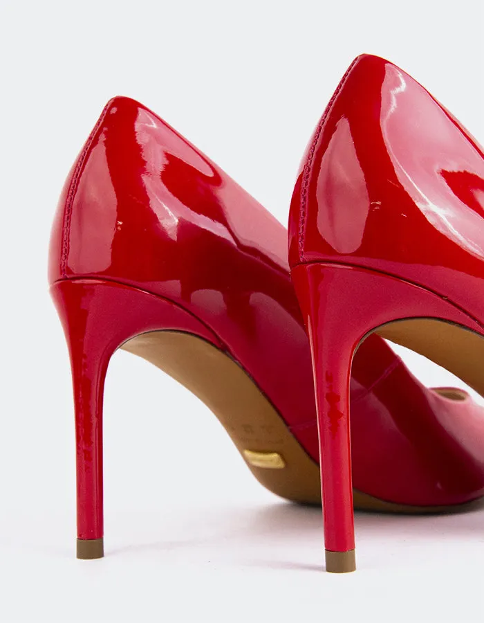 Soft Sole High Heels Brunch Look Zinnia Red Patent
