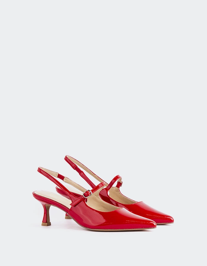 Cushioned heel Party Ready Vondel Red Patent