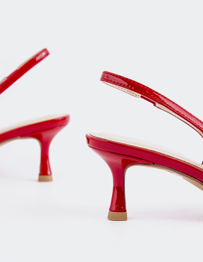 Vondel Red Patent Customizable