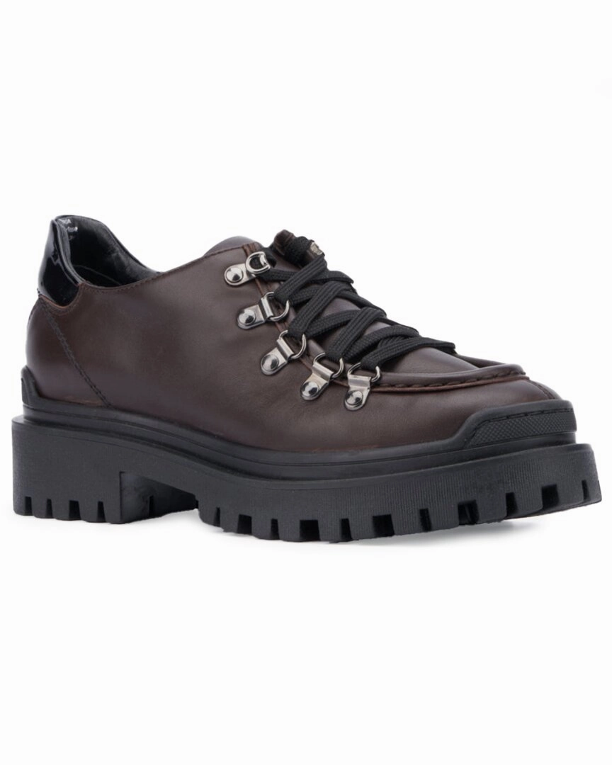 Aquatalia Claudina Weatherproof Leather Oxford Walk Proud Calm Walk