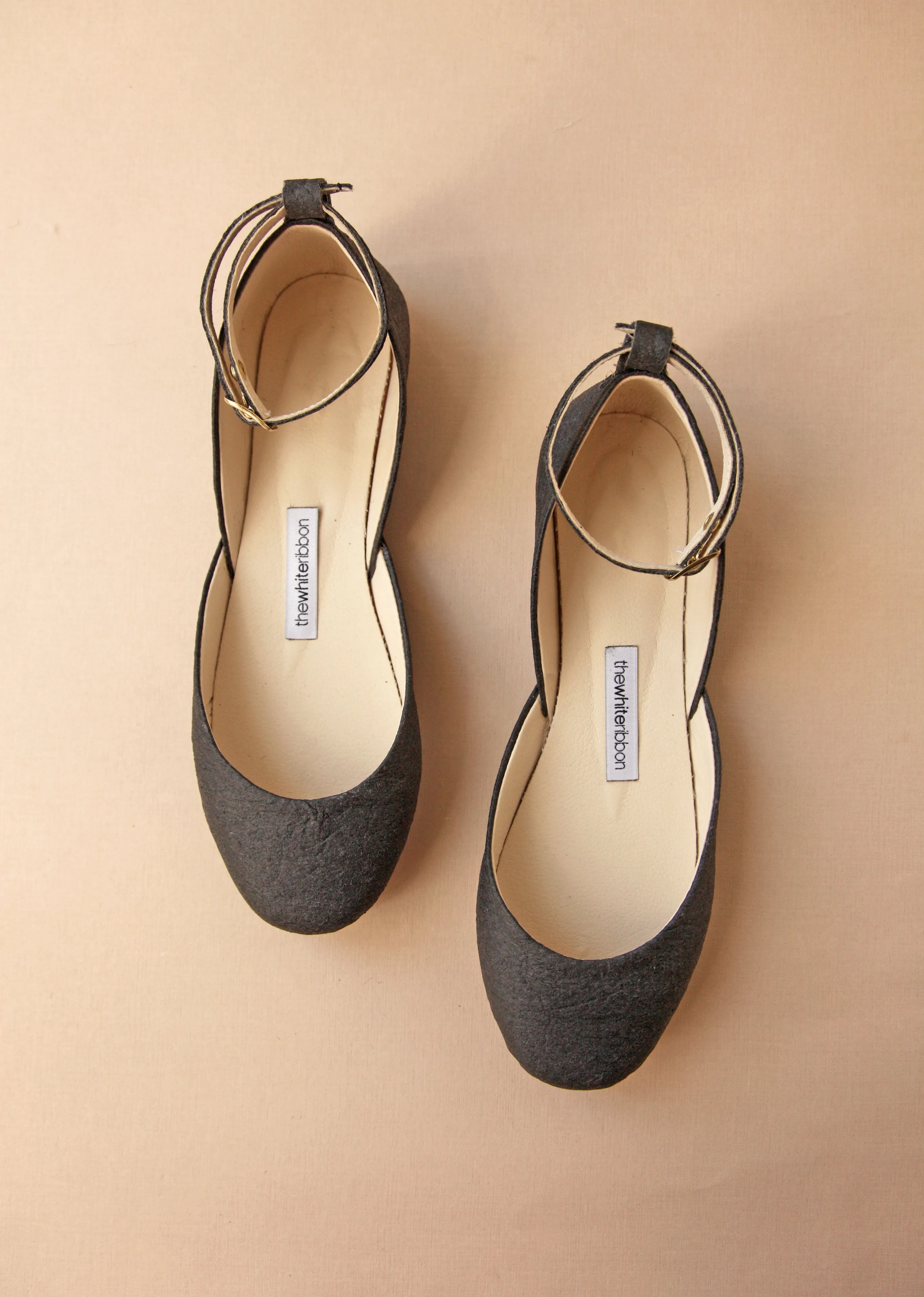 AVIA VEGAN BALLET FLATS ?C BLACK Cliff Walk Cruise Mode