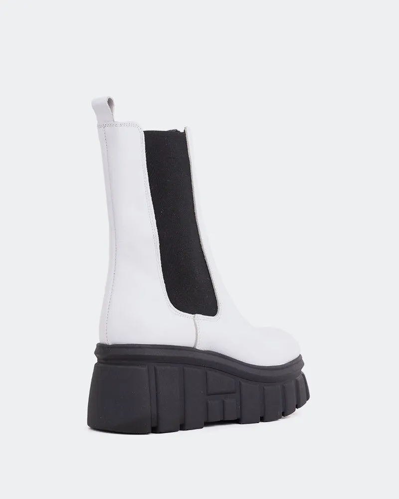 Winter Comfort Mission White Leather