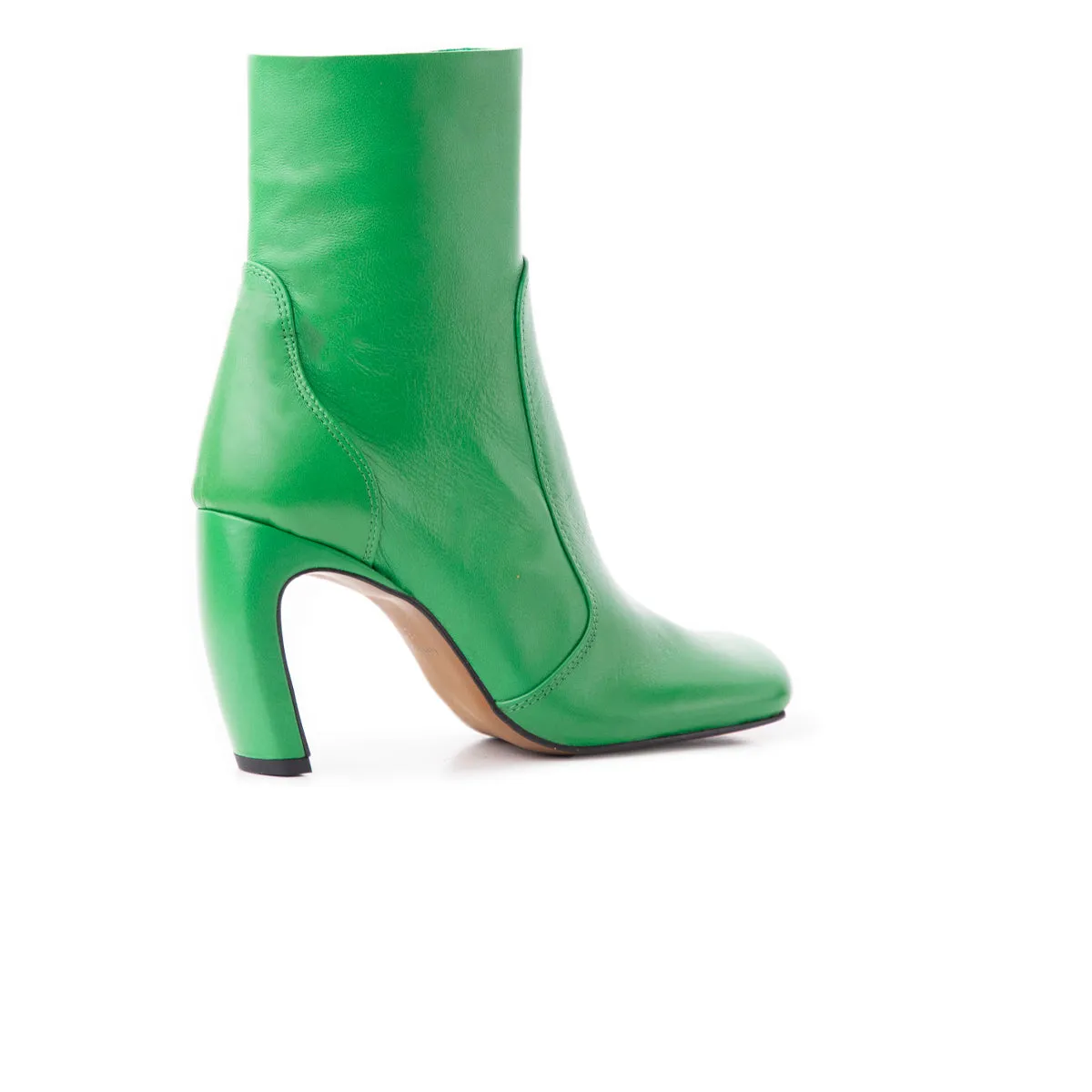 Baden Green Leather Functional Step