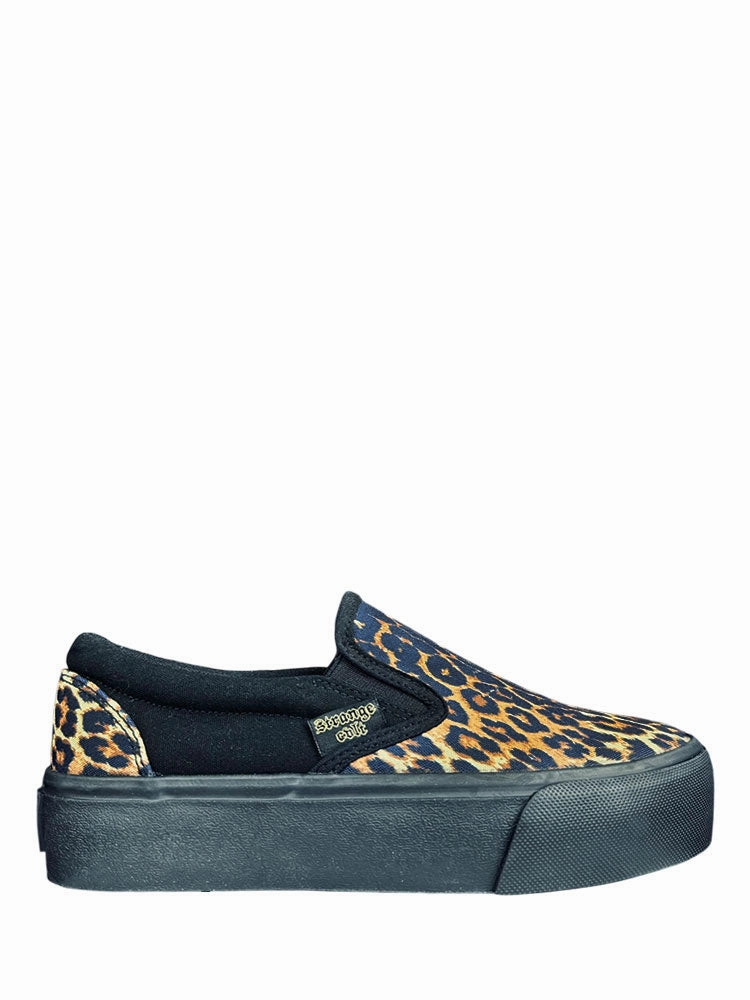 Long Walk CHILL LEOPARD - BLACK/TAN