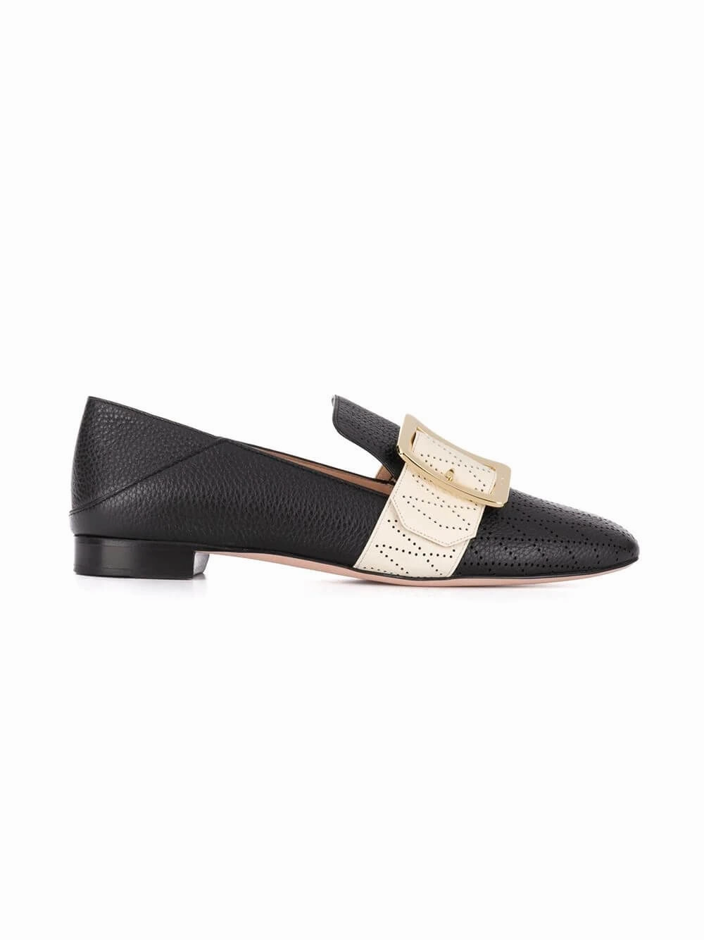 Trend Sprint Bally Janelle 6225882 Ladies Black Calf Leather Slippers