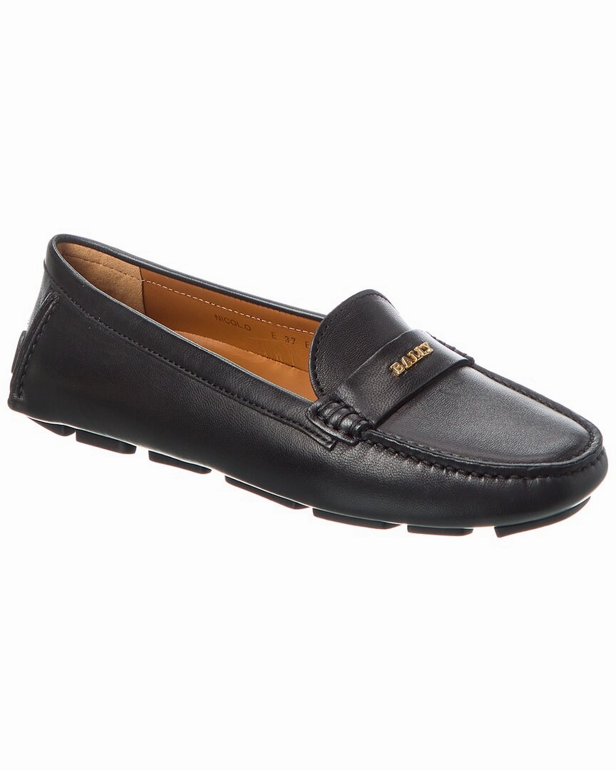 Bally Nicol O Leather Loafer Bright Pace Elegant Flat