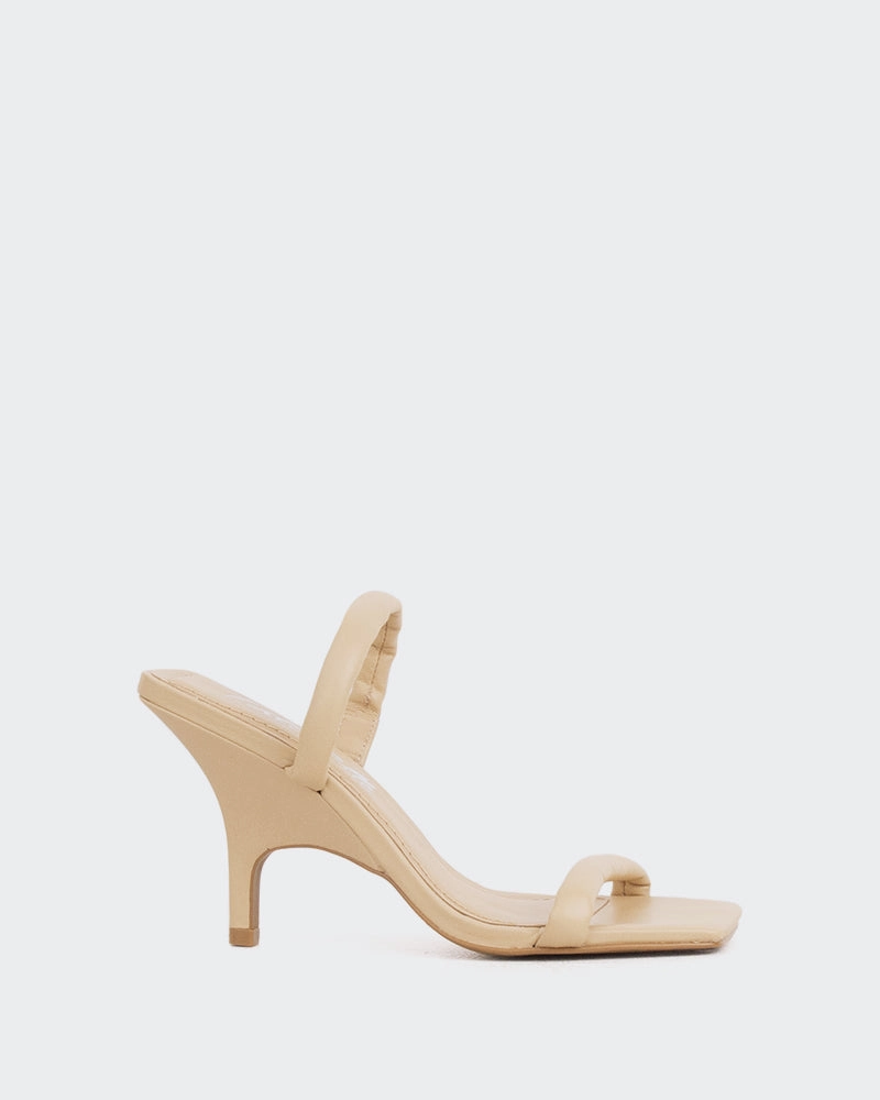 Barbuda, Camel Leather/Cuir Chameau Summer Slide Style Expandable