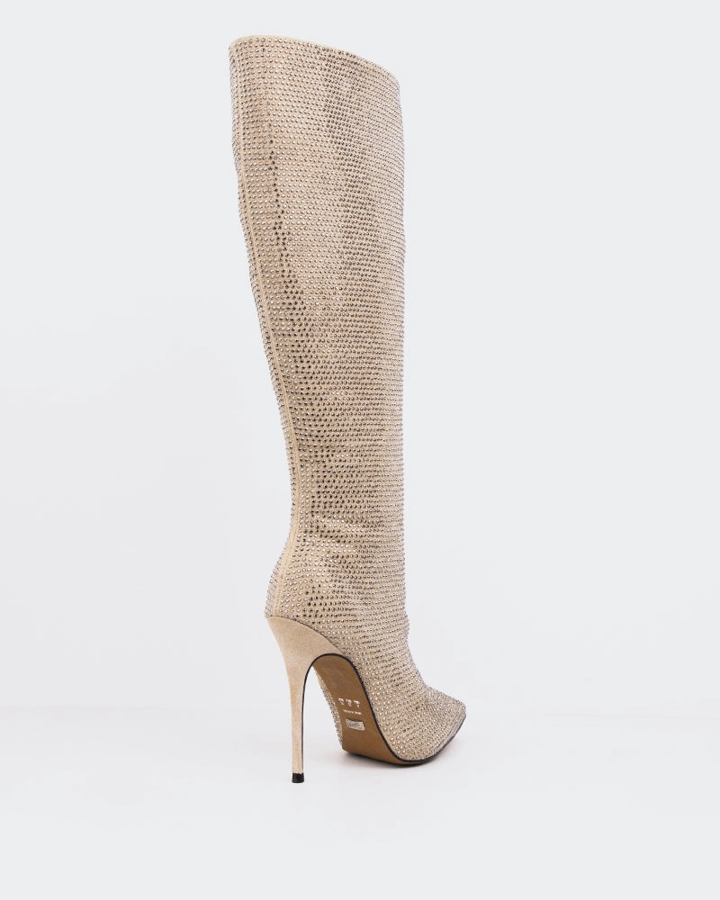 Basma Beige Suede Everyday Comfort