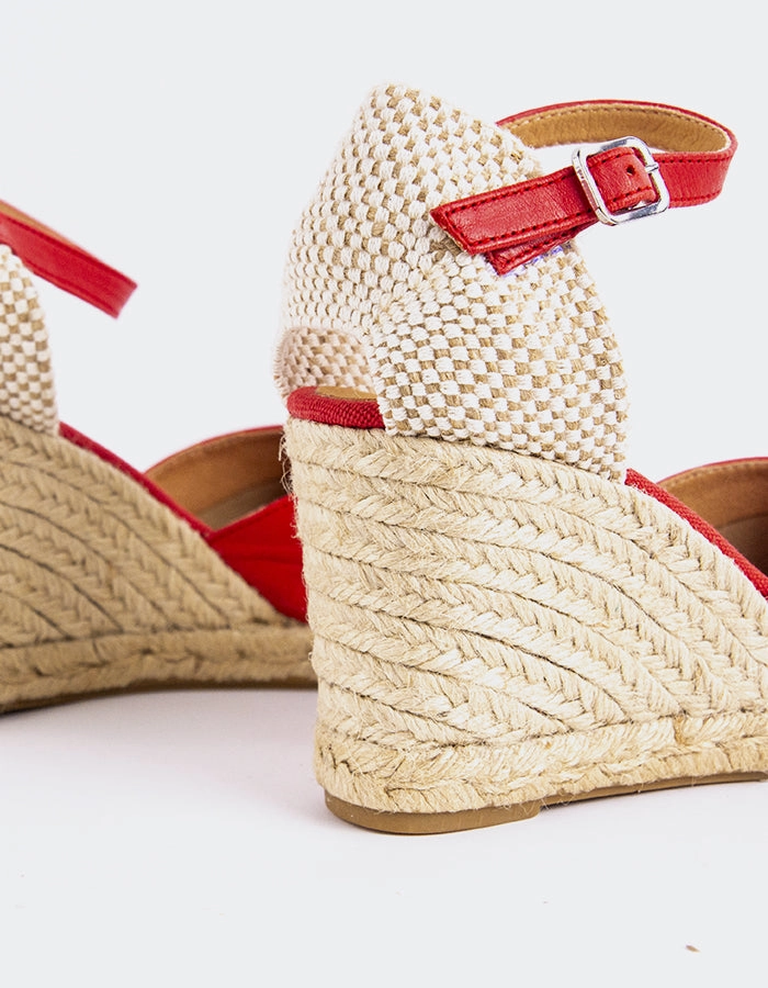 Beatrice Red Leather Fashion-Ready