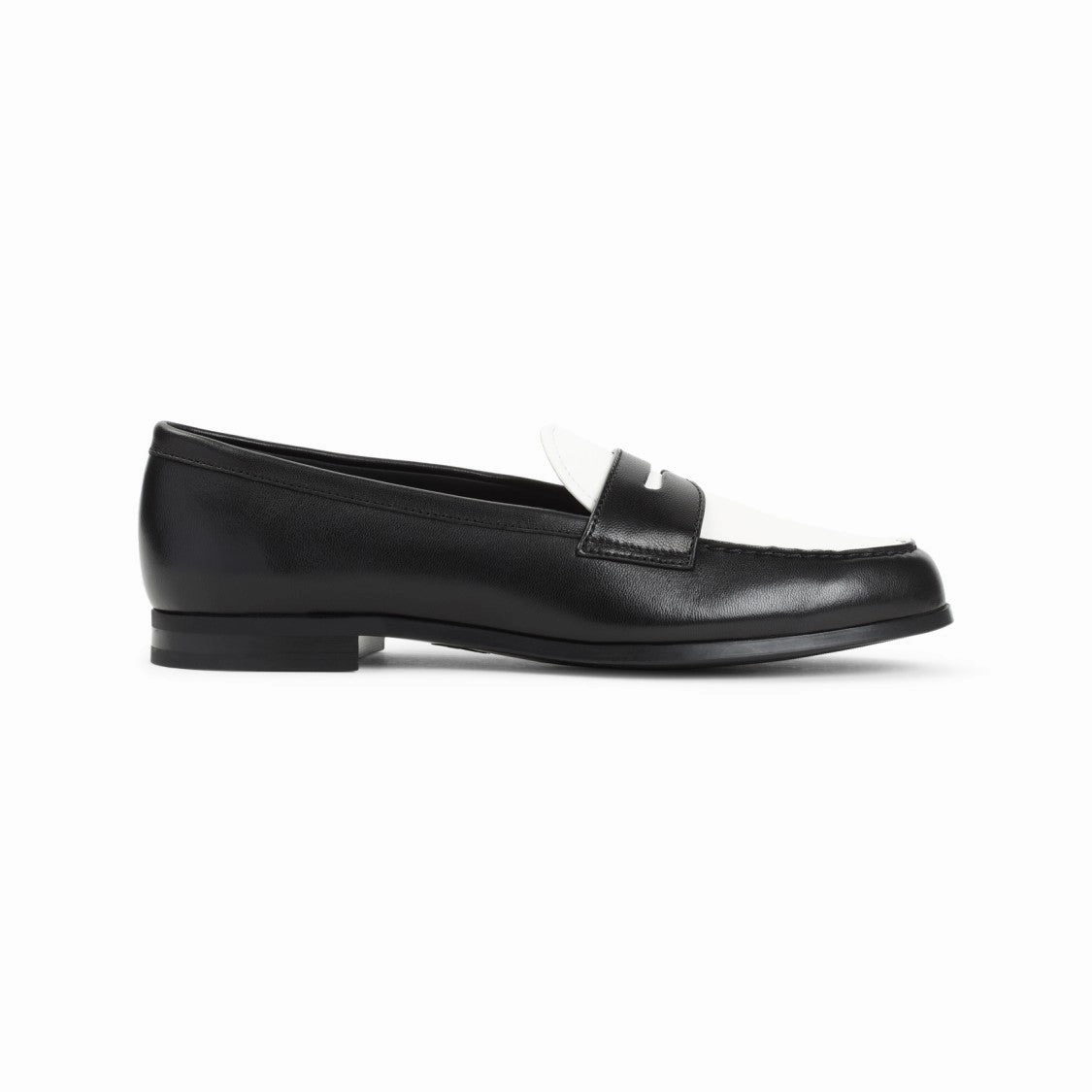 Black Lamb Leather Natalie Loafers Retro Touch Urban Cool