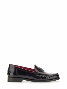 Low Maintenance Black Leather Loafers