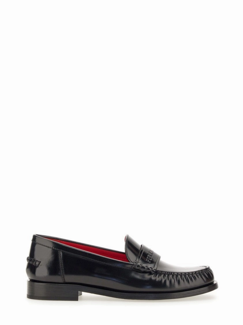 Low Maintenance Black Leather Loafers