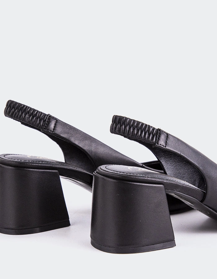 City Life Dalida Black Leather