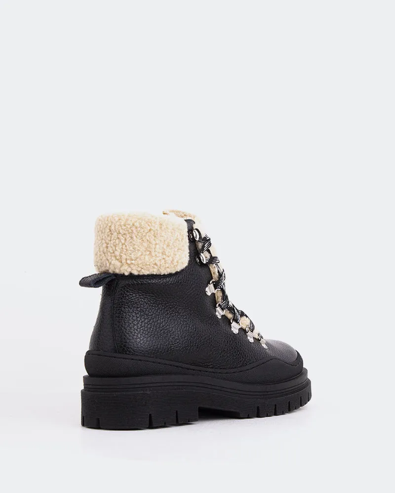 Blues Black Leather Ankle Strap