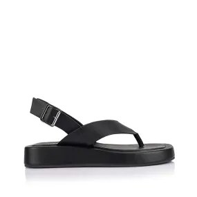 Seamless flexible shoes Bono Platform Sandals - Black