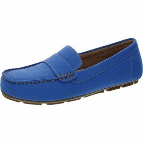 Seven Womens Padded Insole Slip On Loafers Oil-Treated Clean Texture