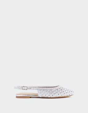 Breda Silver Metal Daytime Heels