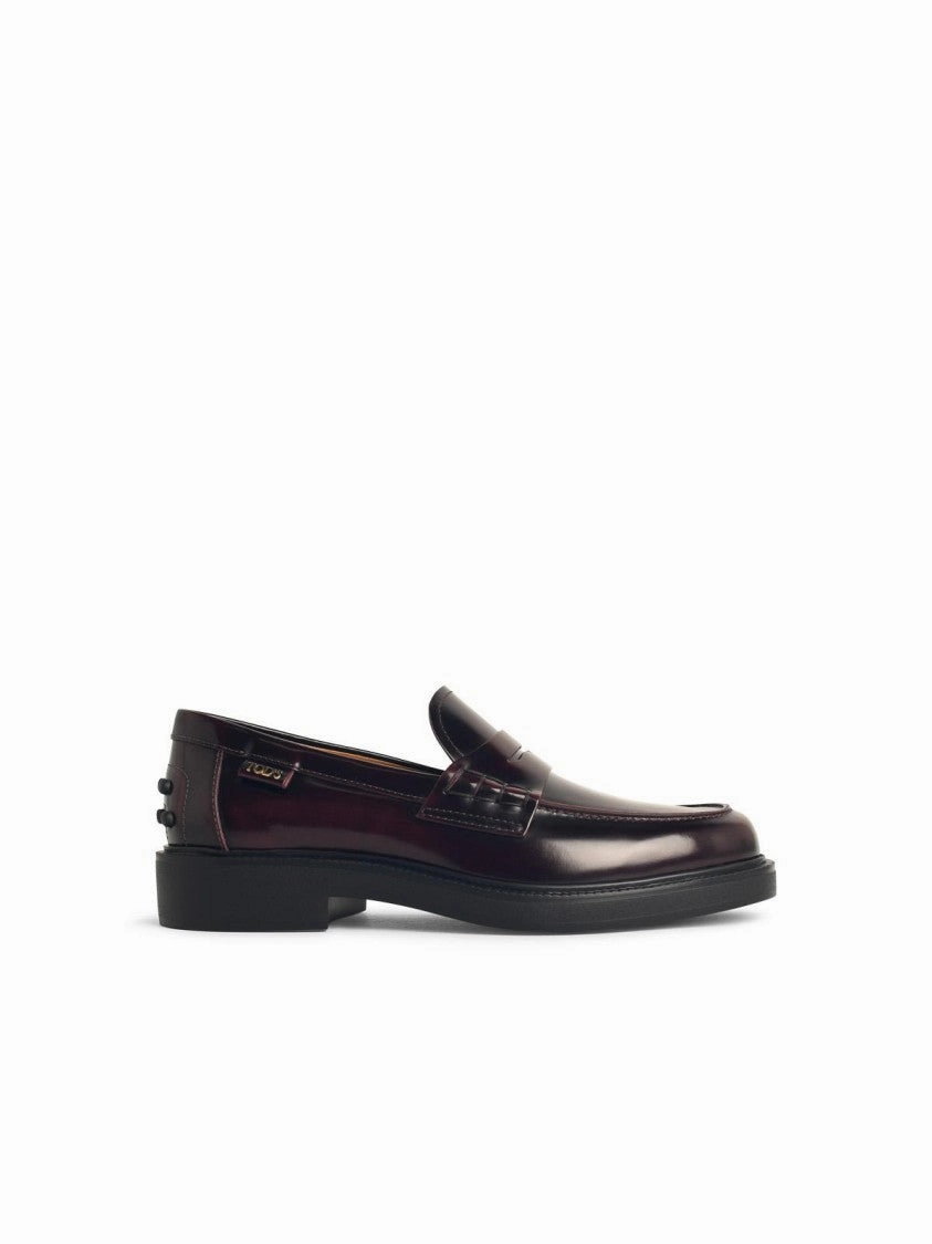 Morning Path Burgundy Leather Loafers