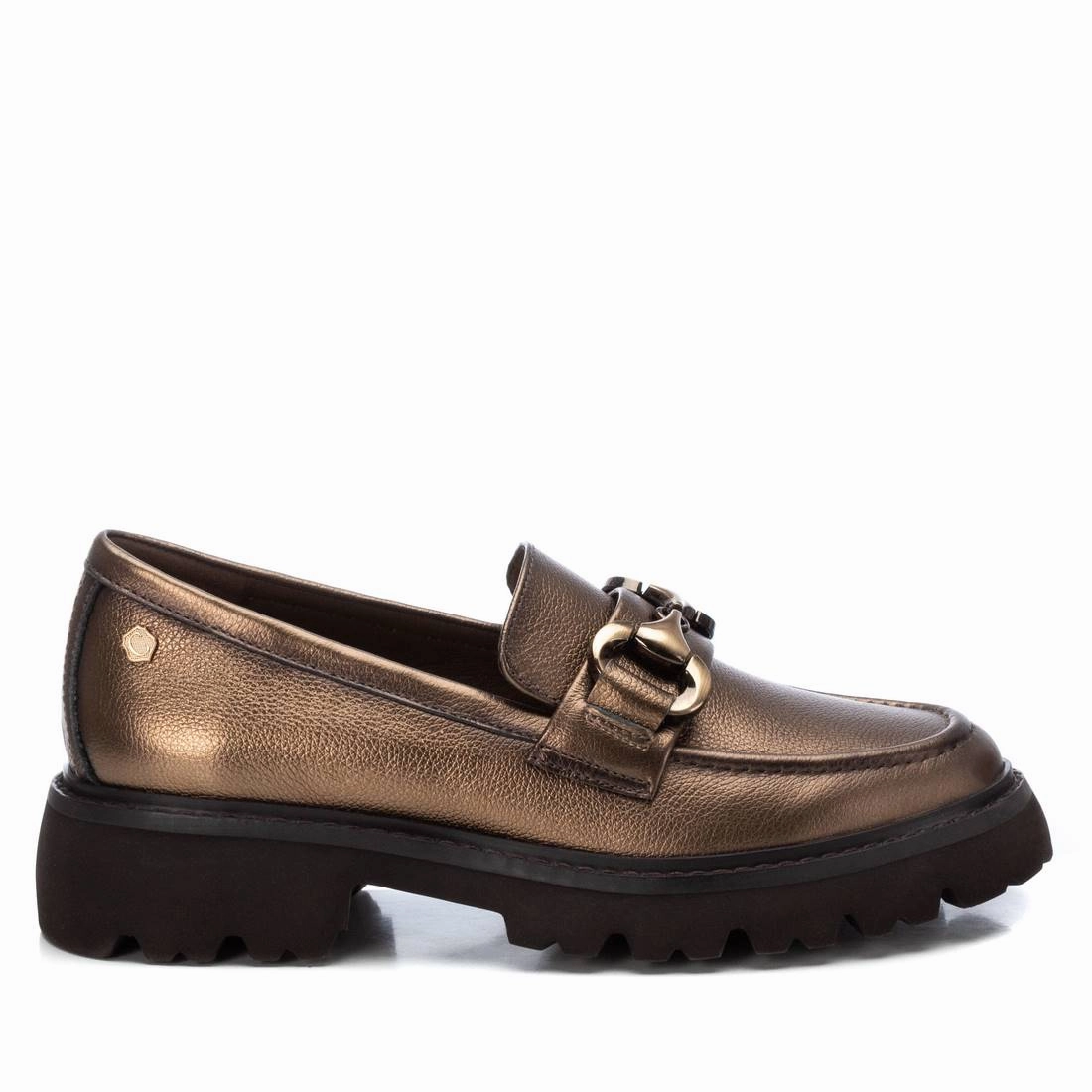 Subtle Fashion Old Bridge Carmela Leather Collection Women's Penny Loafers by Xti