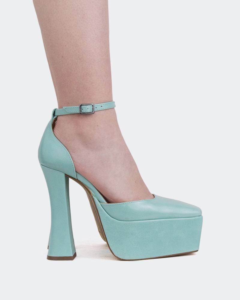 Icon Glow Soft Hold Cabaret, Blue Leather/Cuir Bleu