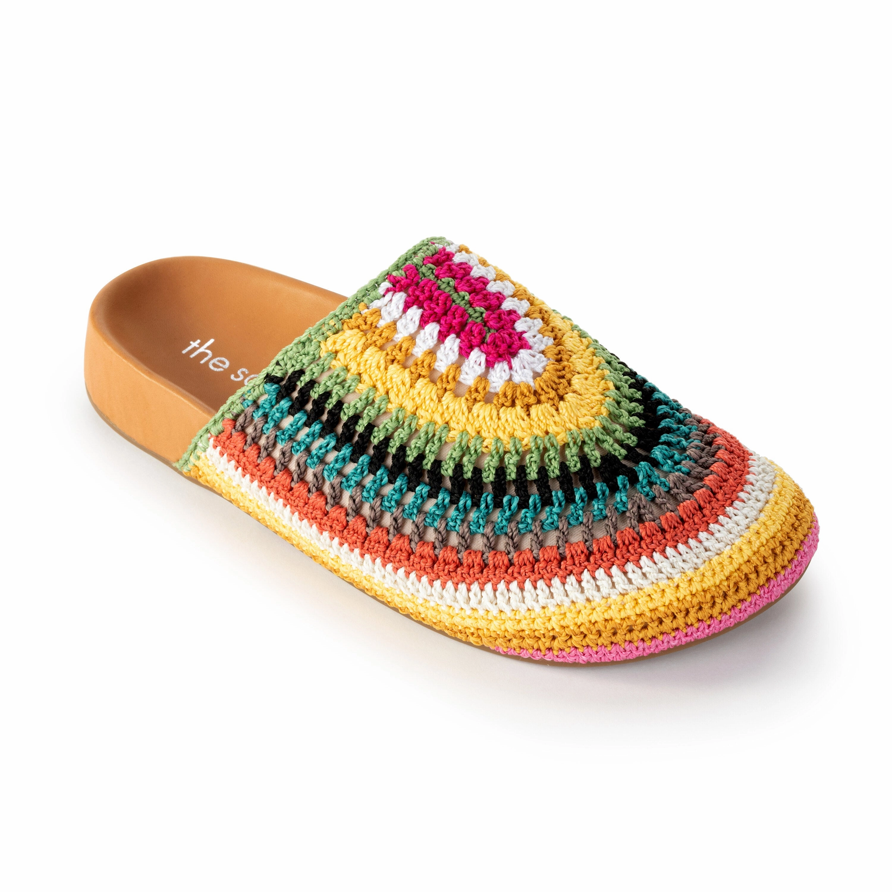 Slip   On Strappy Bolinas Crochet Clogs