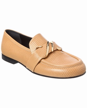 Proenza Schouler Monogram Plaque Leather Loafer Classic Office Footwear Supportive Footbed